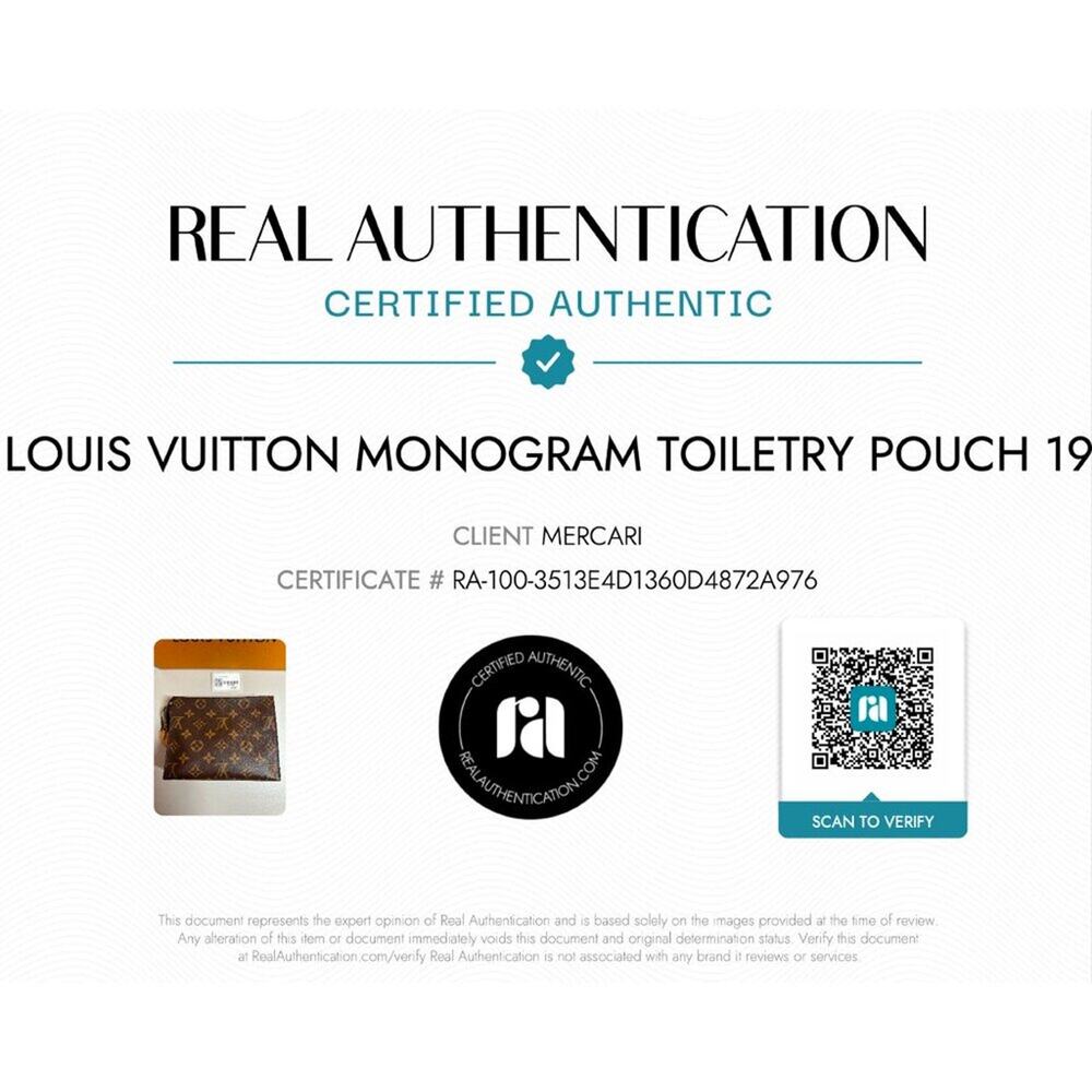 LOUIS VUITTON Monogram Toiletry Pouch 19 - Picture 6 of 16